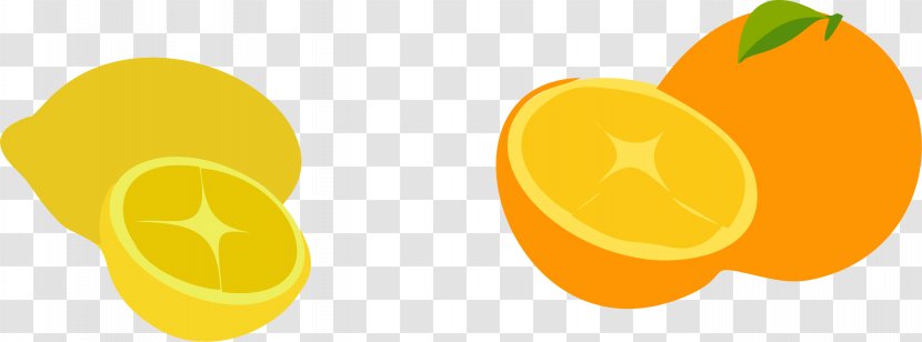 Lemon Yellow Font - Orange Transparent PNG