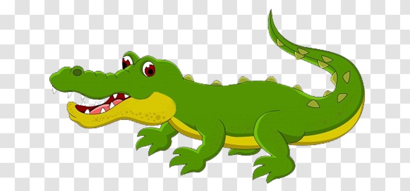 Crocodile Alligator Reptile Cartoon - Drawing Transparent PNG