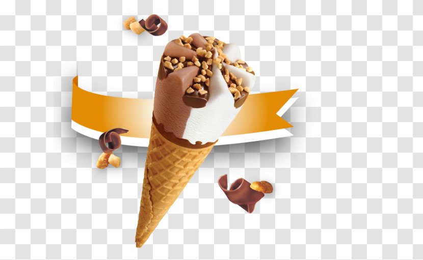 Chocolate Ice Cream Cones Dame Blanche Wall's - Dairy Product Transparent PNG