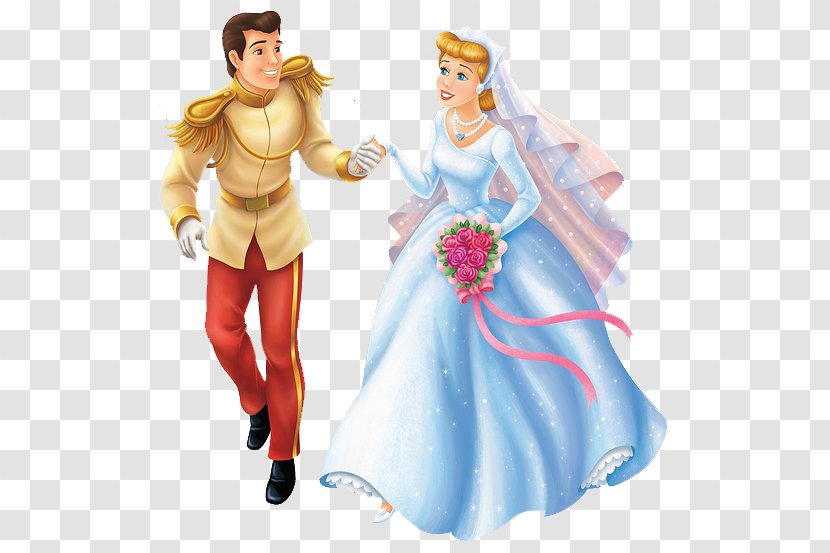 Prince Charming Cinderella Disney Princess Wedding - Figurine - Cindrella Transparent PNG