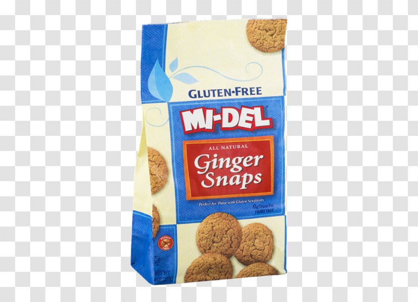 Ginger Snap Breakfast Cereal Shortbread Gluten-free Diet Transparent PNG