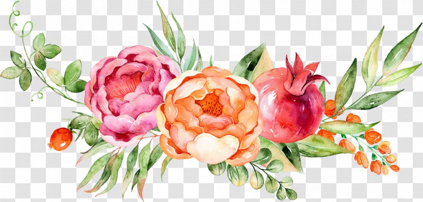 Watercolor Painting Grape Flower - Art - Floral Decoration Transparent PNG