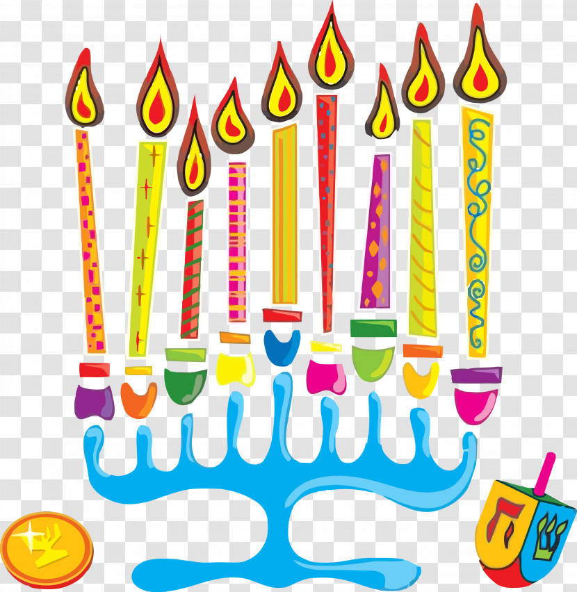 Hanukkah Candle Hanukkah Happy Hanukkah Transparent PNG