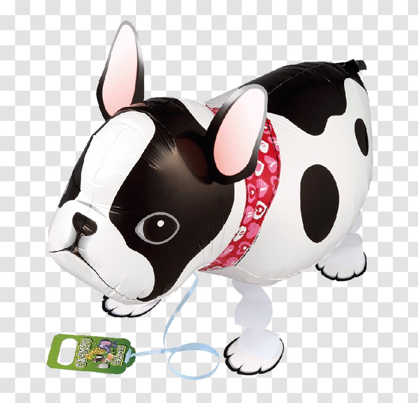 Gas Balloon Dog Puppy Birthday - Modelling - French Bulldog Walking Transparent PNG