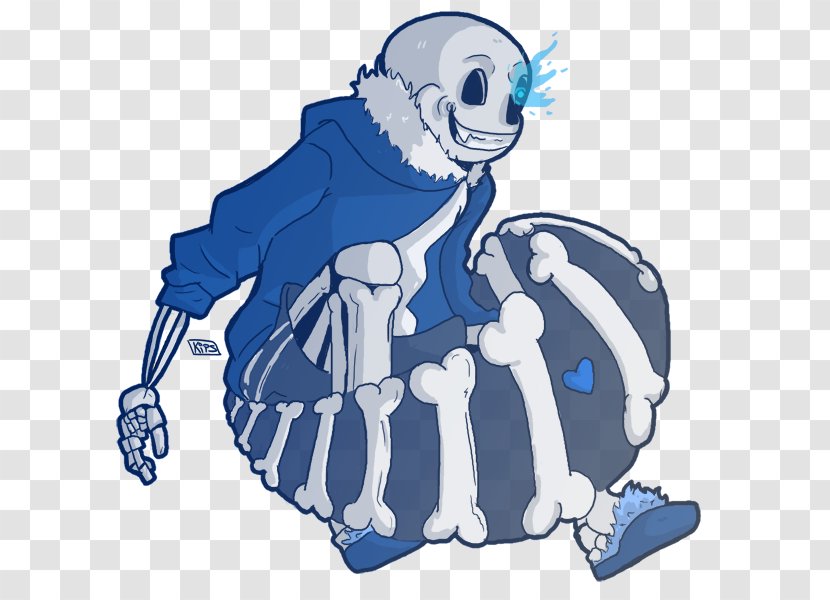 Undertale Fan Art Bone Illustration - Cartoon - Sans Transparent PNG