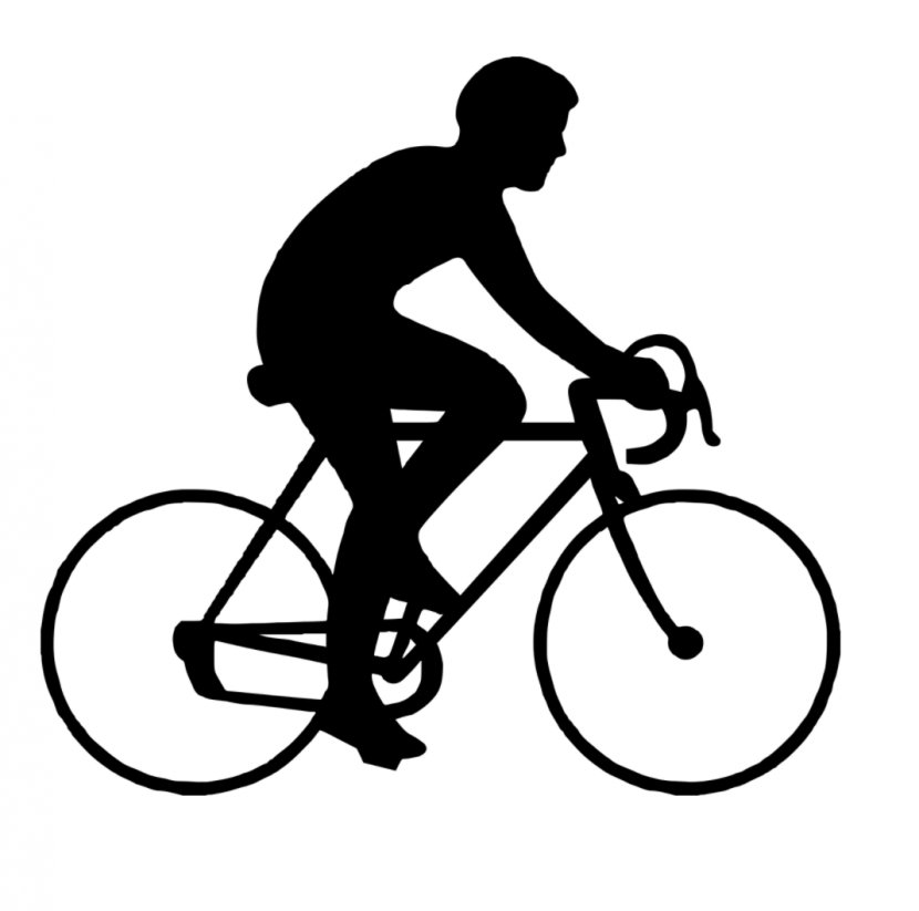 Racing Bicycle Cycling Shimano - Silhouette Transparent PNG