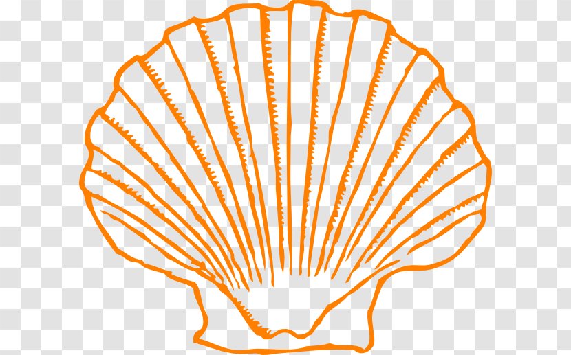 Clip Art Seashell Mollusc Shell Image Openclipart - Drawing Transparent PNG