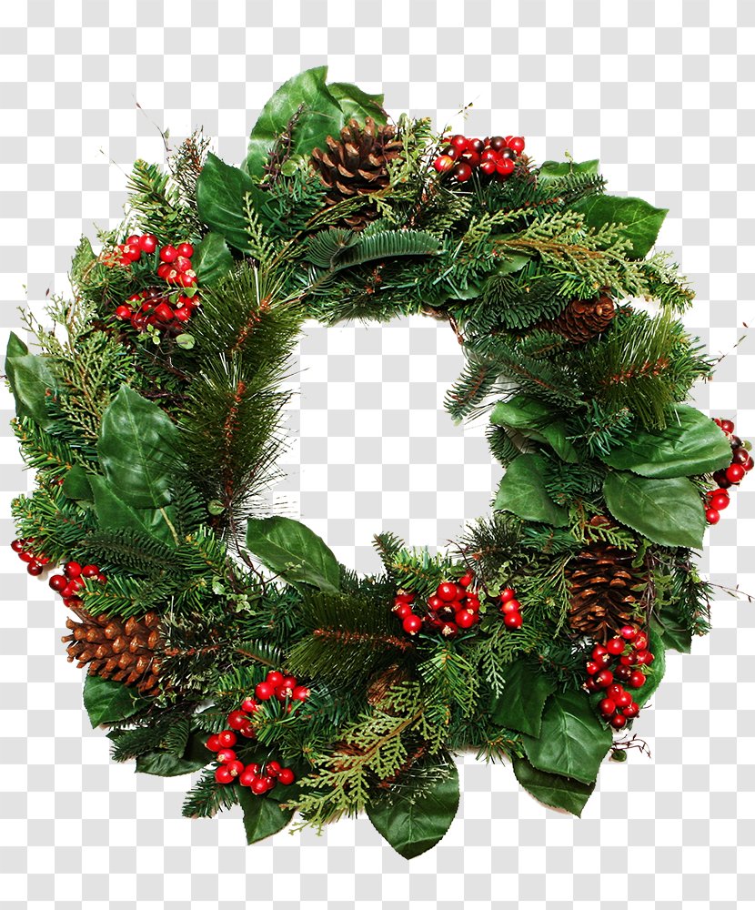 Wreath Christmas Crown Gift - Fir - Fresh Style Transparent PNG
