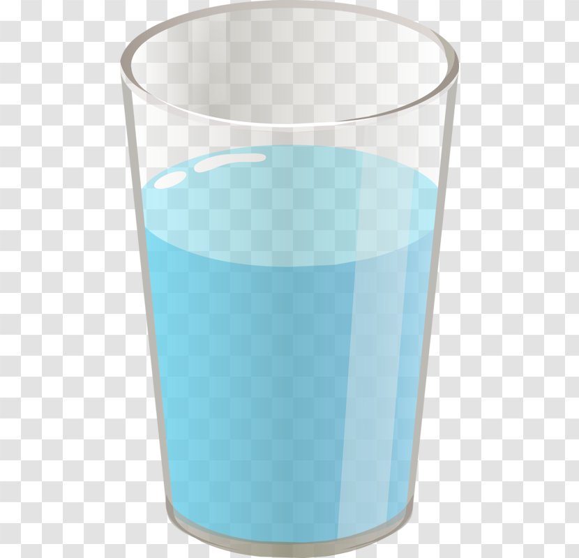 Glass Blue Turquoise Plastic - Aqua - A Cup Of Water Transparent PNG