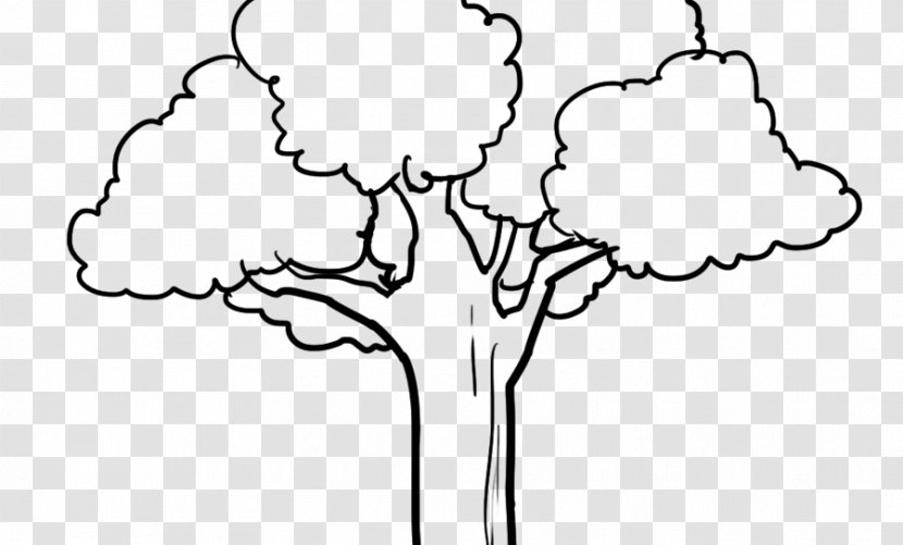 Coloring Book Child Adult Tree - Watercolor Transparent PNG
