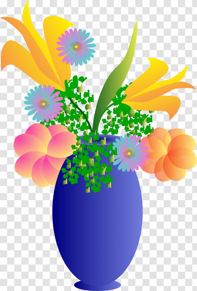 Flowers In Vase - Bouquet - Wildflower Transparent PNG