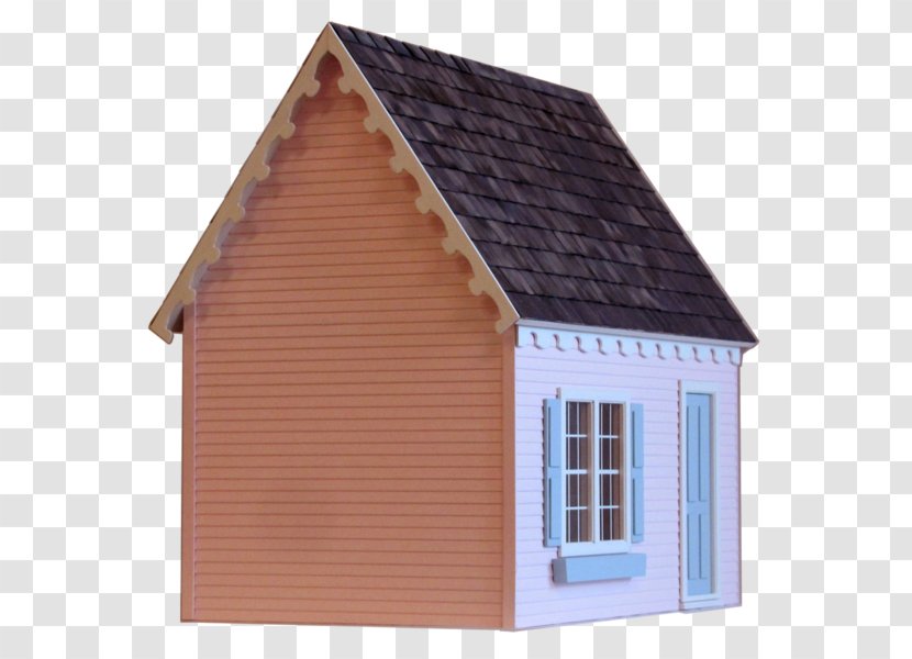 Dollhouse Roof Shed Facade - House Transparent PNG