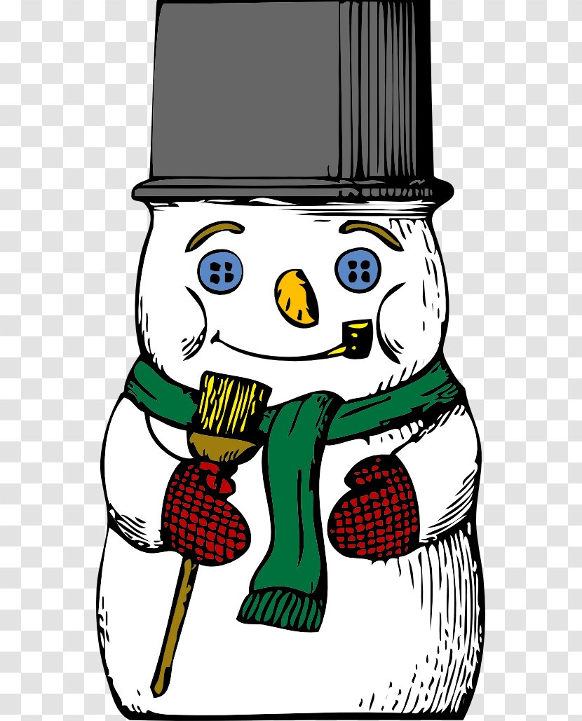 Snowman Winter Pixabay Clip Art - Vecteur - Christmas Clipart Transparent PNG