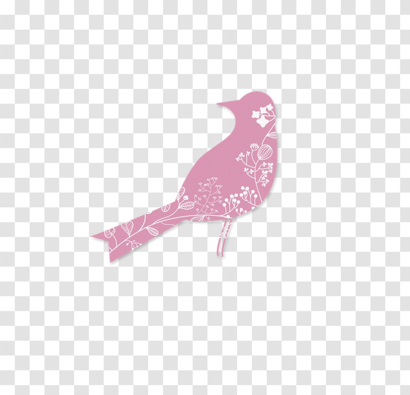 Beak Pink M Feather Embroidery RTV Transparent PNG