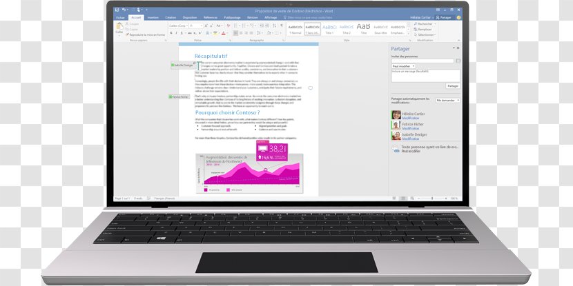 Laptop Microsoft Office 2016 365 - 2019 - Professional Modern Flyer Transparent PNG