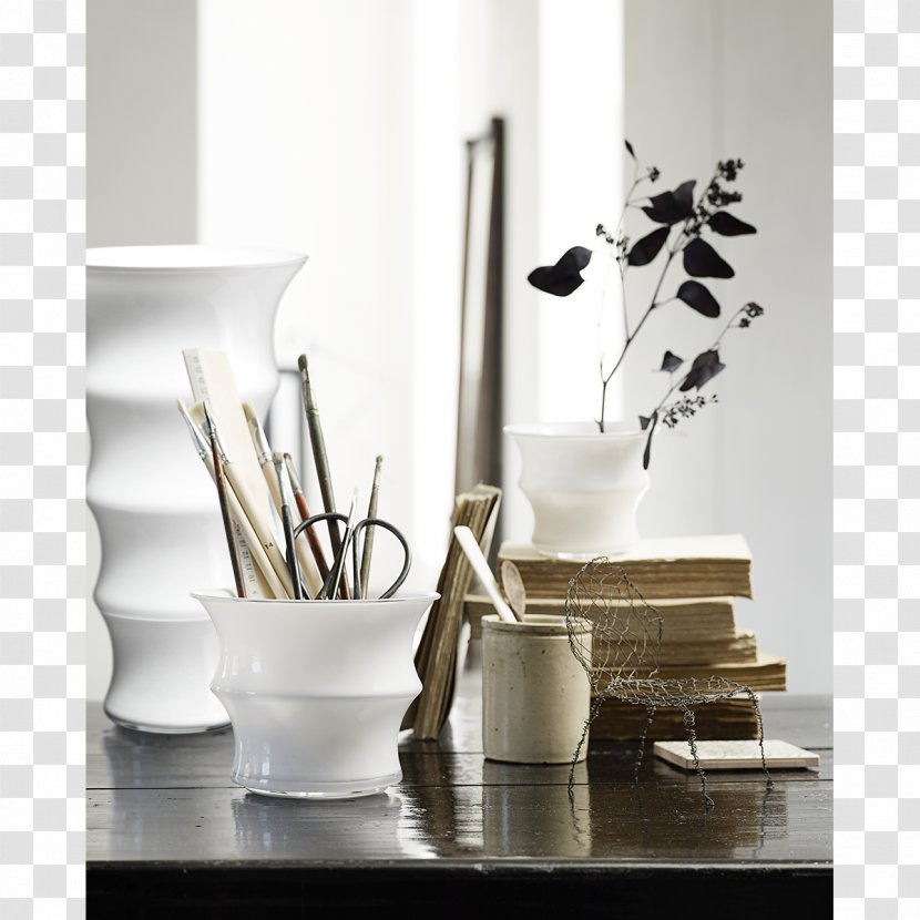 Holmegaard Vase Flowerpot Tealight Ceramic - Lantern - Tall Transparent PNG