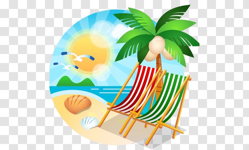 Summer Palm Tree - Vacation - Plant Arecales Transparent PNG
