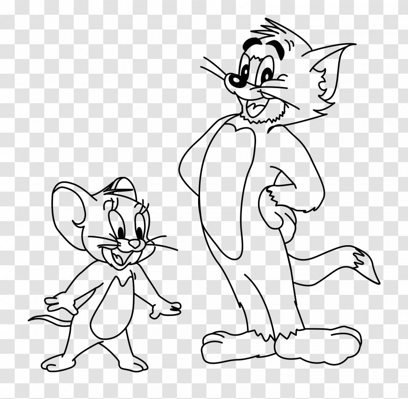 Tom Cat Coloring Book And Jerry Animated Cartoon Drawing - Watercolor Transparent PNG