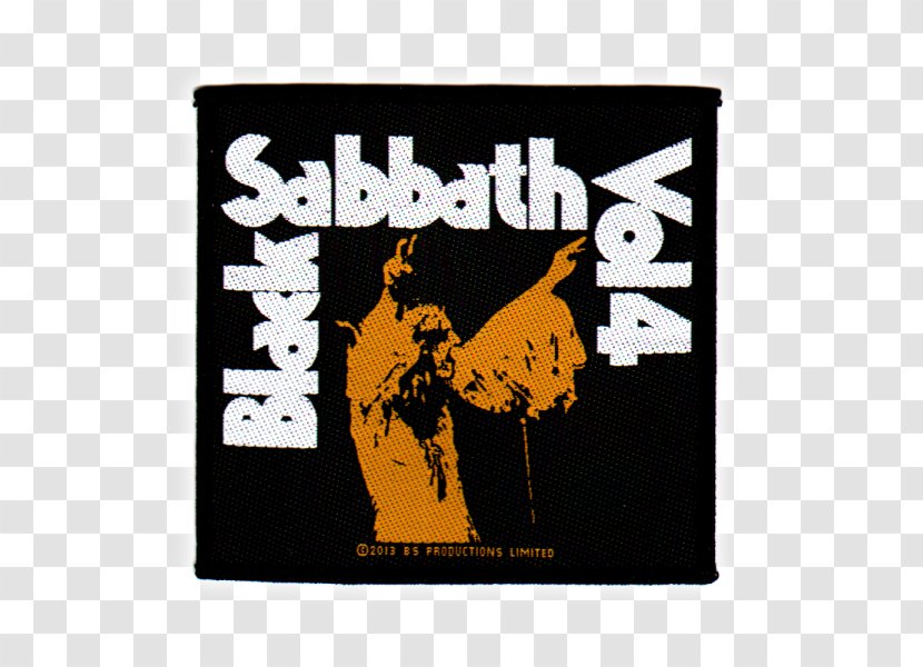 Black Sabbath Vol. 4 Heavy Metal Phonograph Record LP - Silhouette - Flower Transparent PNG