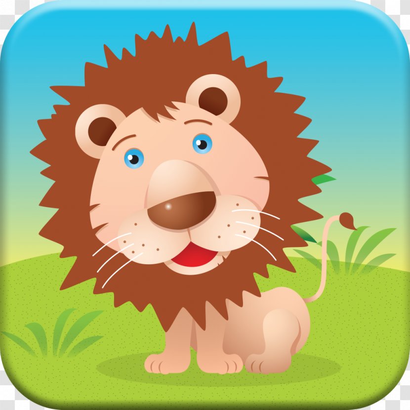 Balloon Pop Free Android Learning Clip Art - Big Cats - Zoo Transparent PNG