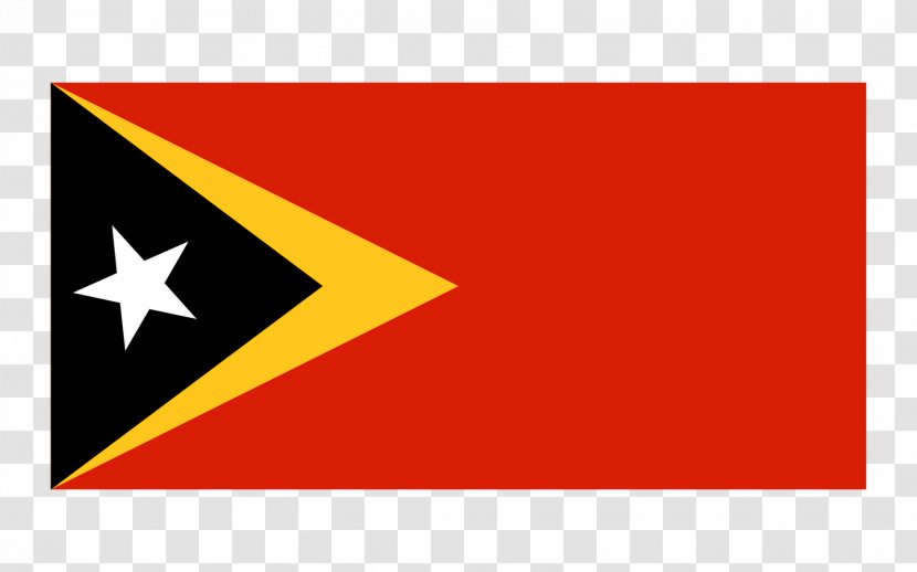 Flag Of East Timor National Transparent PNG