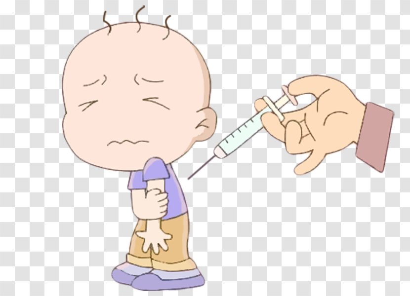 Vaccination Drawing Vaccine Illustration - Heart - Cartoon Baby Is Not Afraid Of Injection Illustrations Transparent PNG
