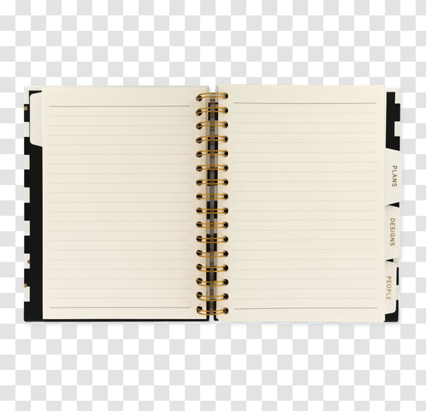 Standard Paper Size Tab Notebook Oh So Organised - Printing - Colorful Geometric Stripes Shading Transparent PNG