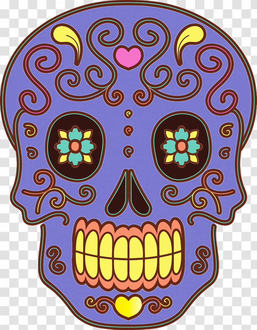 Skull Art Transparent PNG