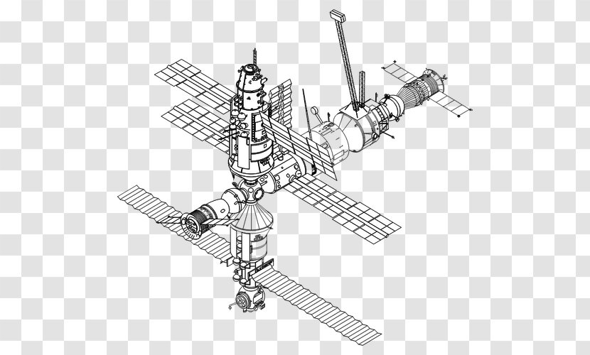 International Space Station Drawing Mir Spacecraft - Hardware Accessory Transparent PNG