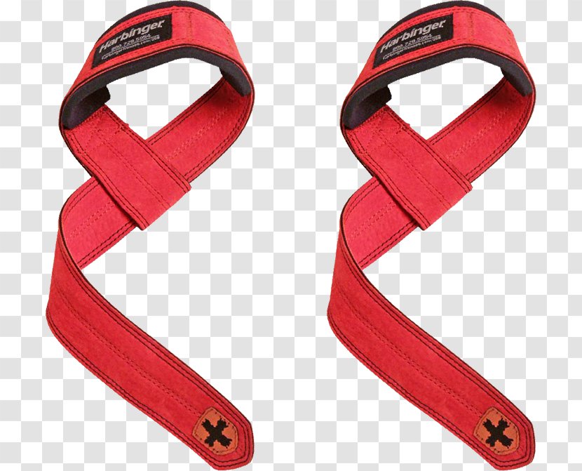 Strap Leather Red Belt Deadlift - Wrist Brace - Straps Transparent PNG