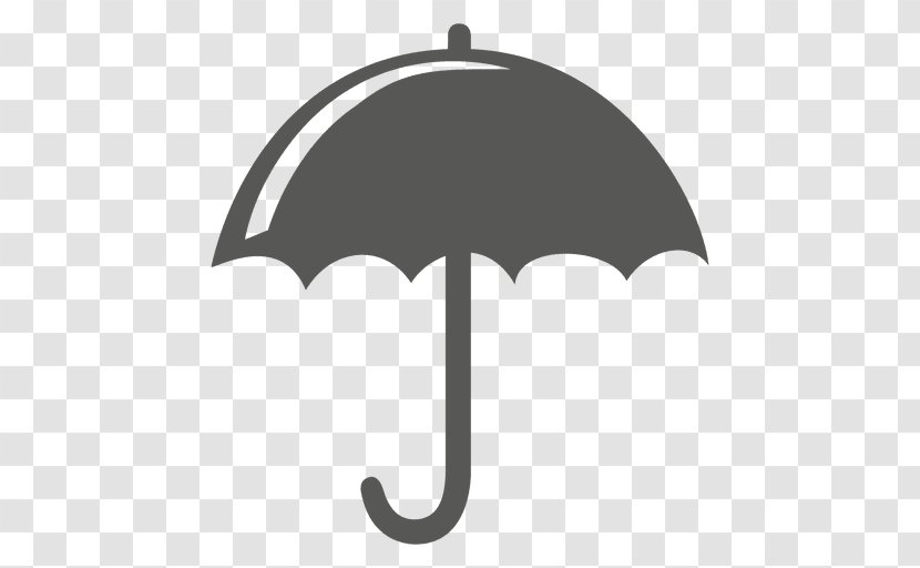 Umbrella Clip Art - Black Transparent PNG