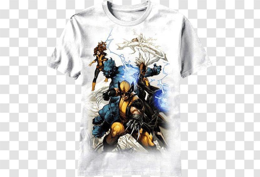 Storm Cyclops Beast Emma Frost T-shirt - X Men Transparent PNG