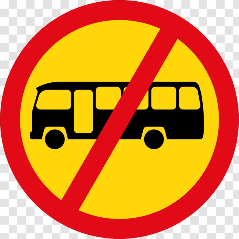 Traffic Sign South Africa Bus Botswana - Area - Prohibition Of Parking Transparent PNG