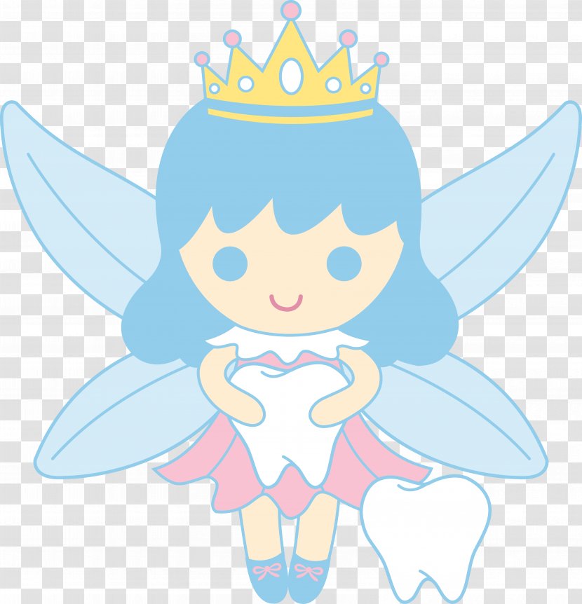 Tooth Fairy Clip Art - Flower - Cute Dental Cliparts Transparent PNG