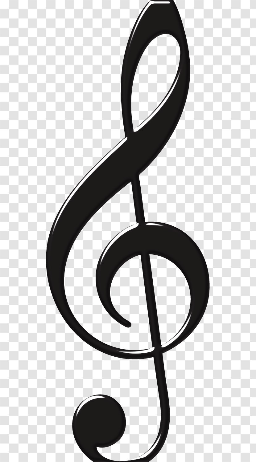 Clef Treble Musical Note - Cartoon Transparent PNG