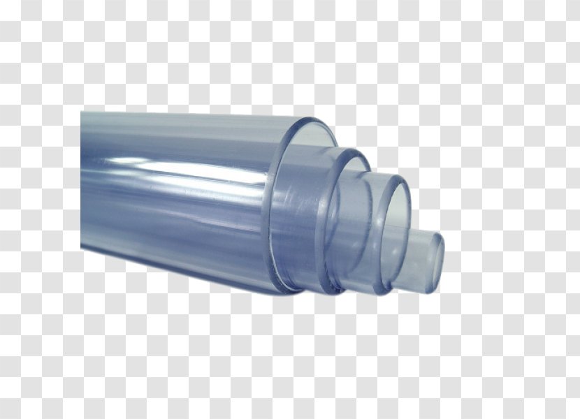 Plastic Pipework Tube Polyvinyl Chloride - Cylinder - Pvc Transparent Transparent PNG
