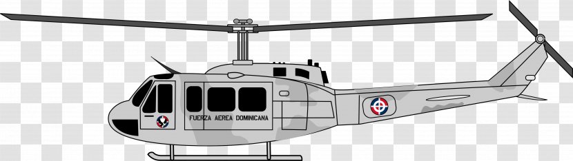 Bell UH-1 Iroquois 212 UH-1N Twin Huey Helicopter Rotor 412 Transparent PNG