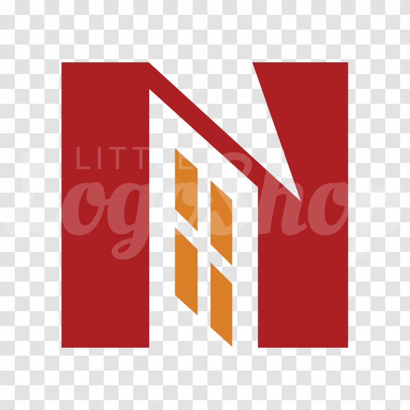 Logo Brand Angle Line Font - Red Transparent PNG