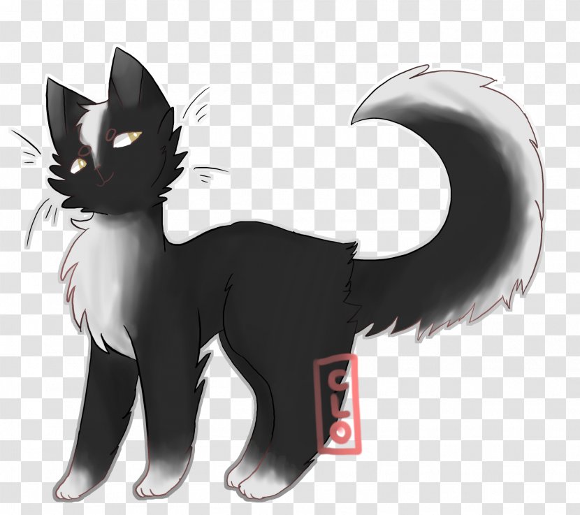 Black Cat Kitten Whiskers Horse - Carnivoran - Shaking Fist Transparent PNG