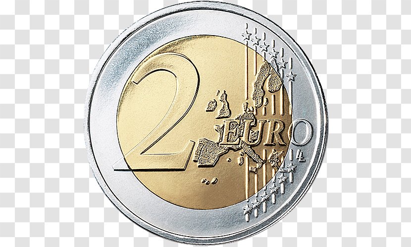 2 Euro Coin Commemorative Coins - Italian - Clipart Transparent PNG