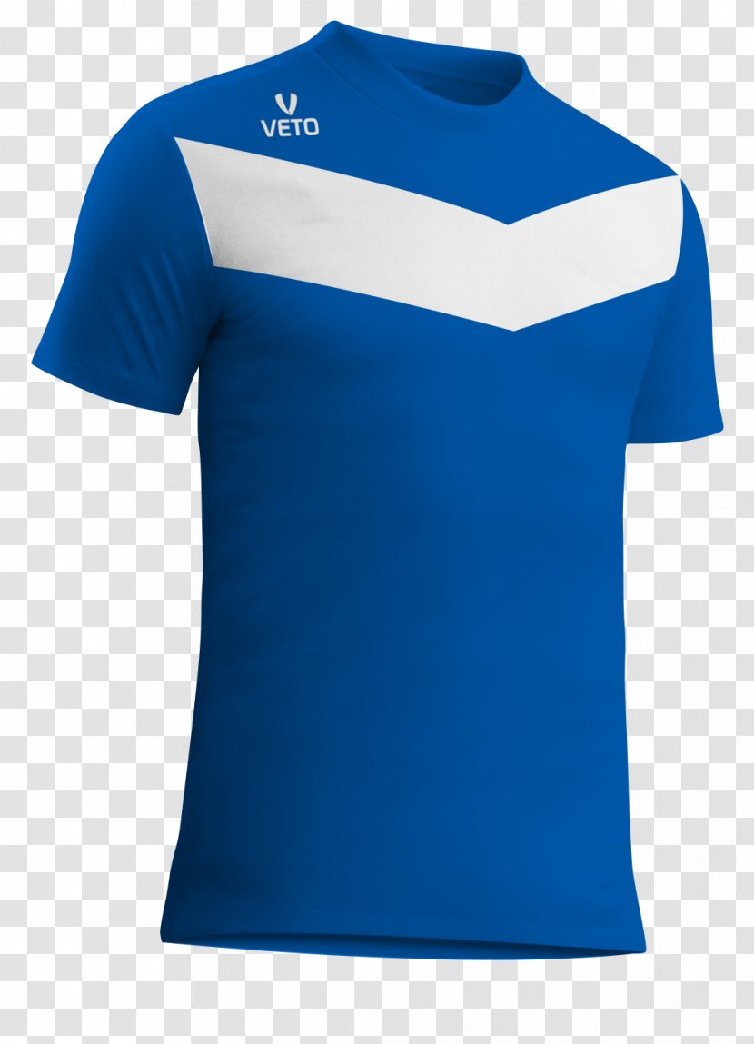 T-shirt Jersey Maroon Kit Sleeve - Blue Transparent PNG