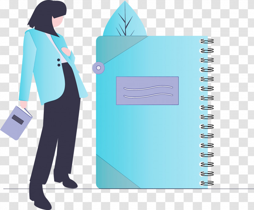 Turquoise Aqua Paper Product Paper Transparent PNG