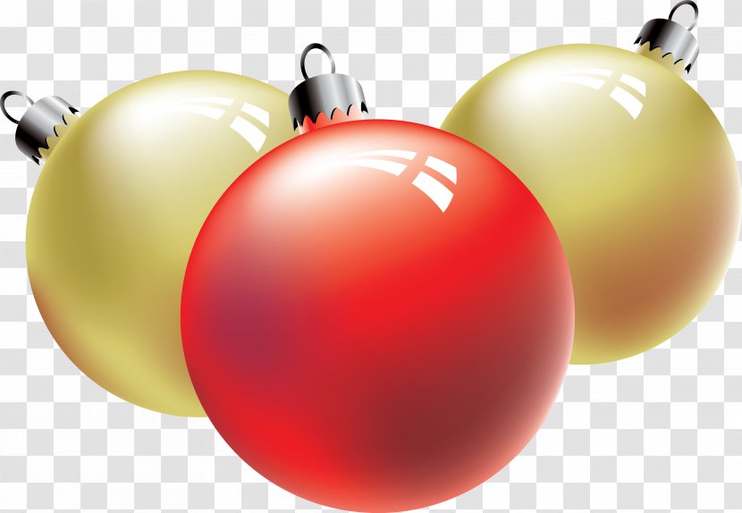 Sphere Christmas Ornament Ball - Vector Transparent PNG