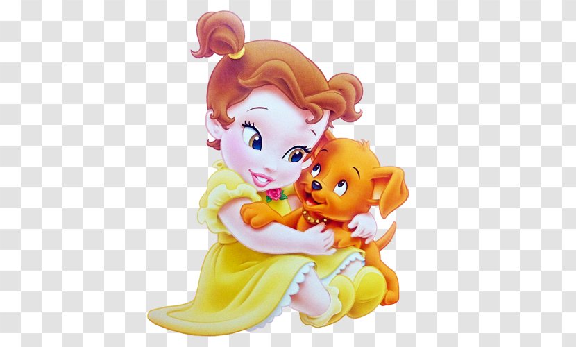 Belle Ariel Rapunzel Tiana Disney Princess - Infant - Little Baby Transparent PNG