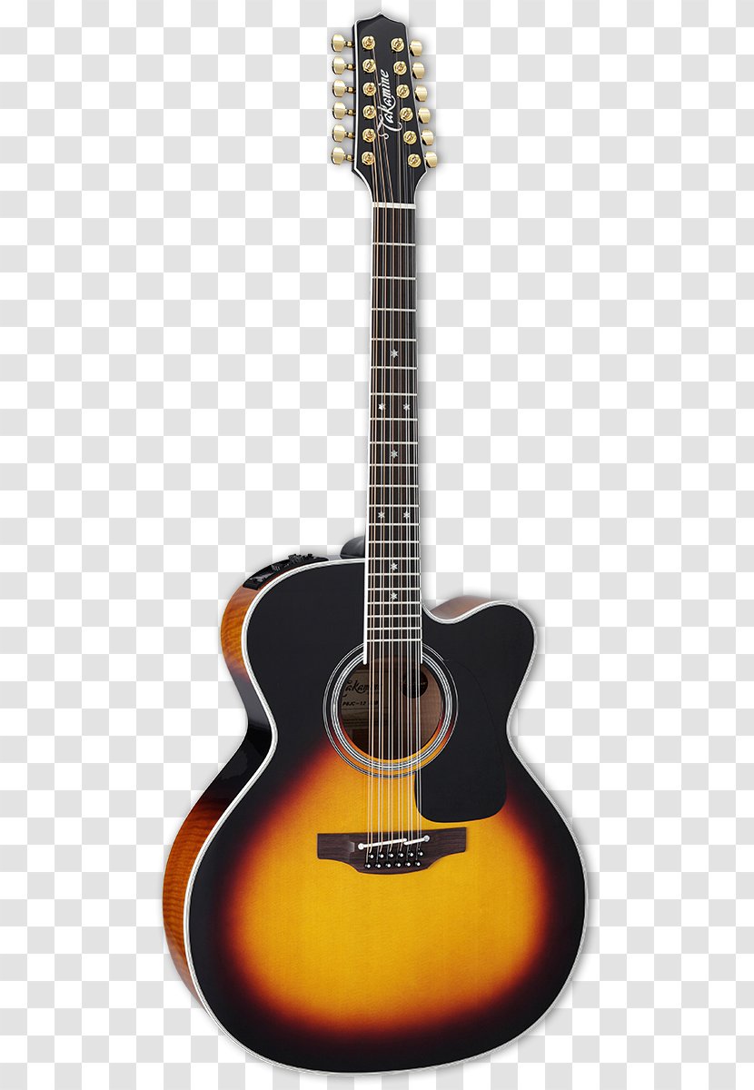 Takamine Guitars Acoustic-electric Guitar Acoustic Twelve-string - Gj72ce - Resonance Transparent PNG