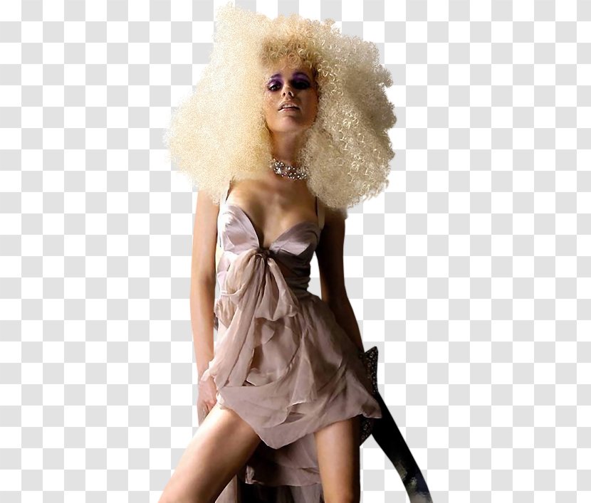 Wig Fashion Model Long Hair Clothing Accessories - Costume Transparent PNG