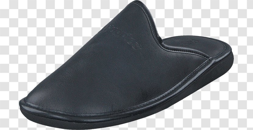 Slipper Slip-on Shoe Sandal Footwear - Black - Hush Puppies Slippers Transparent PNG