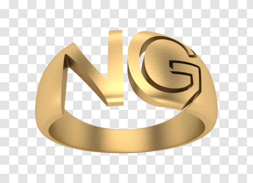 Ring Gold Body Jewellery Space Age Monogram - Idea - Fashion Personalized Fruit Shop Transparent PNG