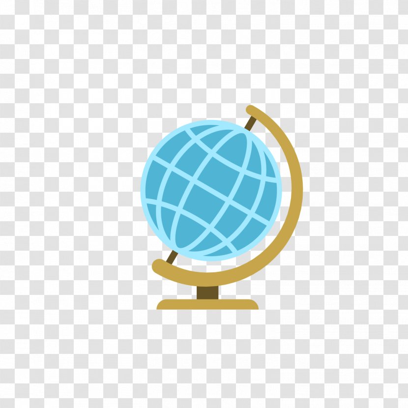 Student Estudante - Learning - Hand Painted Blue Globe Transparent PNG