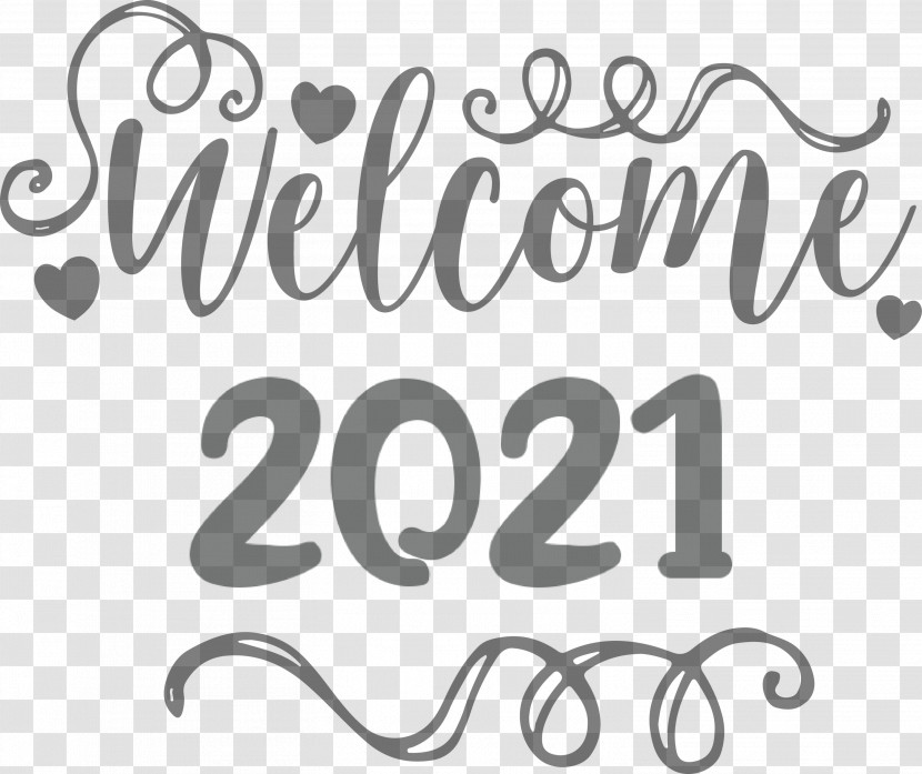 Welcome 2021 Year 2021 Year 2021 New Year Transparent PNG